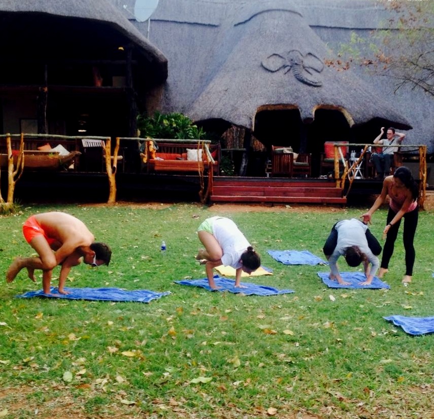 Yoga at the Lodge ZImbabwe